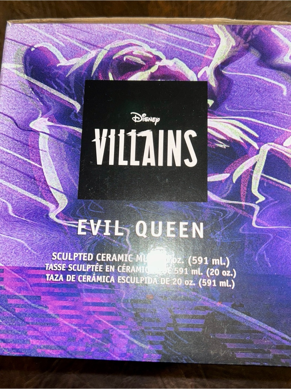 Disney Villains Evil Queen Premium Sculpted Ceramic Mug, New in Box - Picture 11 of 12